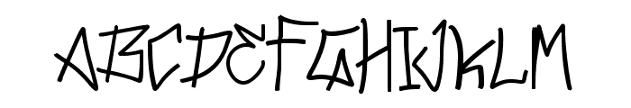 Graffikid Font UPPERCASE