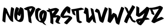 Graffiti Blaze Font UPPERCASE