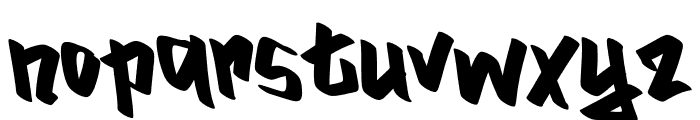 Graffiti Blaze Font LOWERCASE