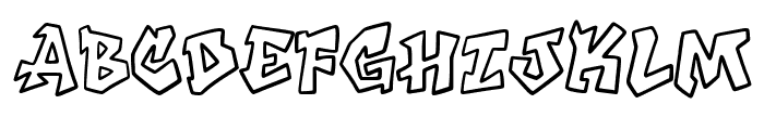Graffiti By Squeeb Crea Regular Font UPPERCASE