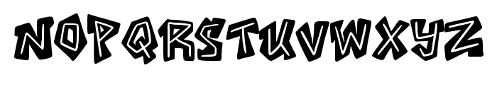 Graffiti Lines By Squee Regular Font LOWERCASE