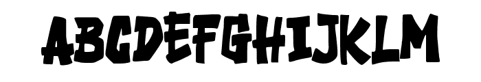 Graffiti Night Regular Font UPPERCASE