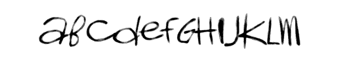 GraffitiPTx-Regular Font LOWERCASE