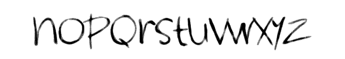 GraffitiPTx-Regular Font LOWERCASE