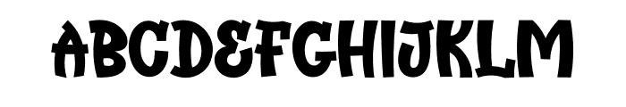Graffitis Font UPPERCASE