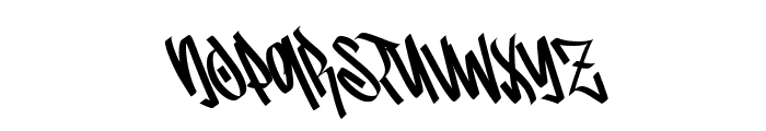 Graffity Stylish Regular Font LOWERCASE