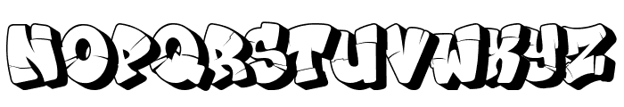 Graffix Impact - Shadow Font UPPERCASE