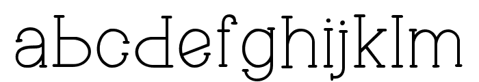 Grafield Font LOWERCASE