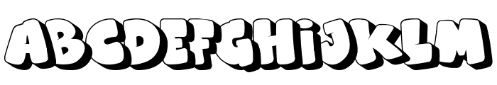 Grafkids - Shadow Font UPPERCASE