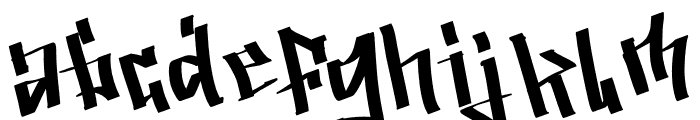 Grafybeat Regular Font LOWERCASE