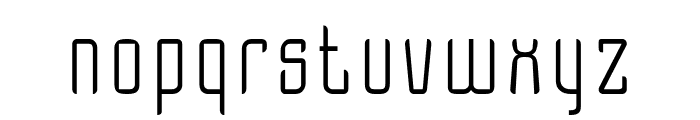 Grage ExtraLight Font LOWERCASE