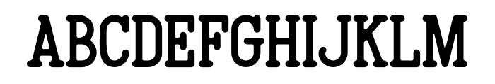 Graintype Font UPPERCASE