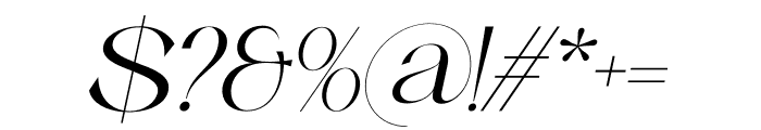 Gralice Roman Oblique Font OTHER CHARS