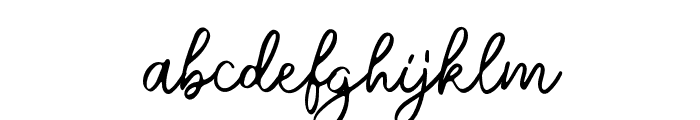 Grammsy light script Regular Font LOWERCASE