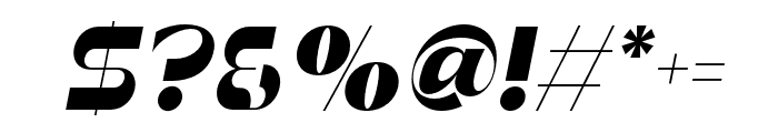 Granbury-Italic Font OTHER CHARS