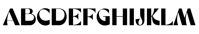 Granbury-Regular Font UPPERCASE