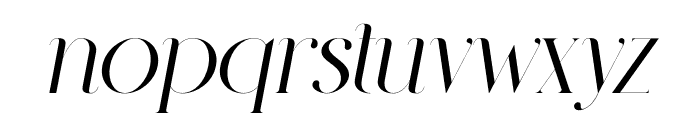 Granch Marune Italic Font LOWERCASE