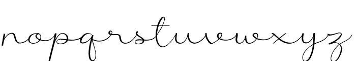 Grand Aprilliant Script Font LOWERCASE