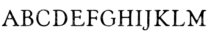 Grand Baron Grunge Font UPPERCASE