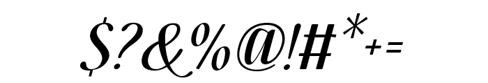 Grand Matilda Italic Font OTHER CHARS
