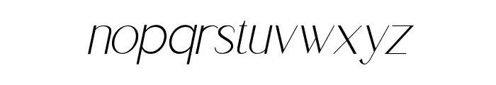 GrandOphius-Italic Font LOWERCASE