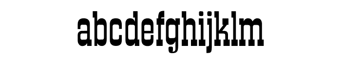 GrandStrut font-012-24 Regular Font LOWERCASE