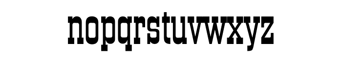 GrandStrut font-012-24 Regular Font LOWERCASE