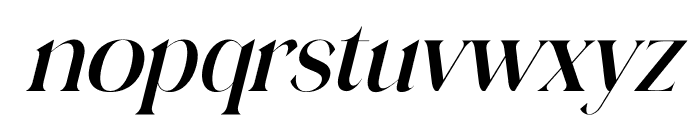 Grandest Serif Italic Font LOWERCASE