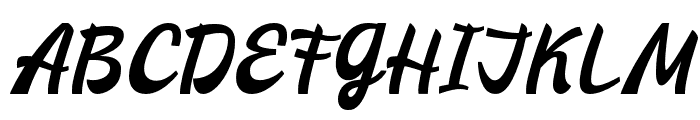 Grandeur Regular Font UPPERCASE