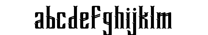 Grandeven-Regular Font LOWERCASE