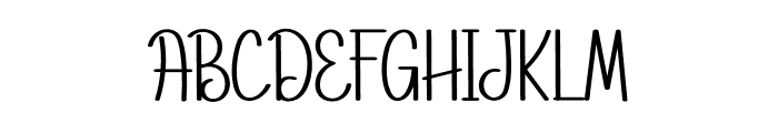 Grandma Beloved Font UPPERCASE