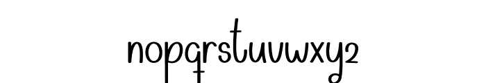 Grandma Beloved Font LOWERCASE