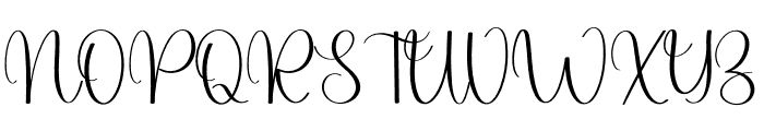 Grandma Signature Font UPPERCASE