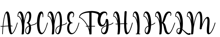 Grandmother Font UPPERCASE