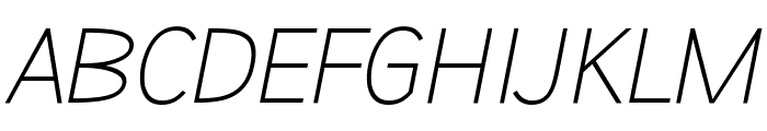 Granile Italic Font UPPERCASE