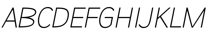 Granile Italic Font LOWERCASE