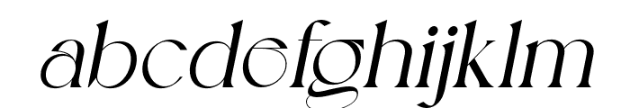 Grapevine Italic Font LOWERCASE