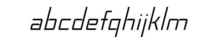 GraphotypeLightItali Font LOWERCASE