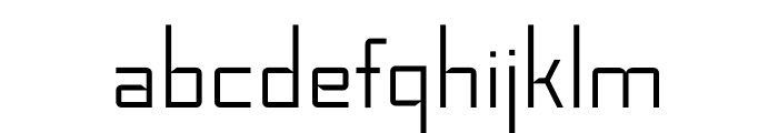 GraphotypeLight Font LOWERCASE