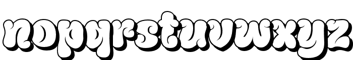 Grapiteah Shadow Font LOWERCASE