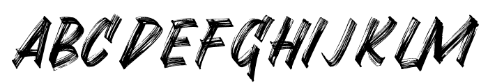 Grashrock-Regular Font UPPERCASE