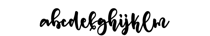 Grateful Christmas Font LOWERCASE