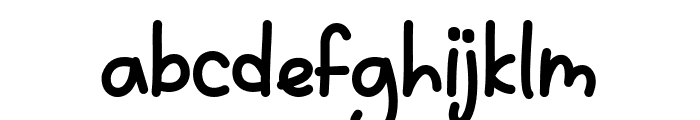 Grateful Happiness Font LOWERCASE
