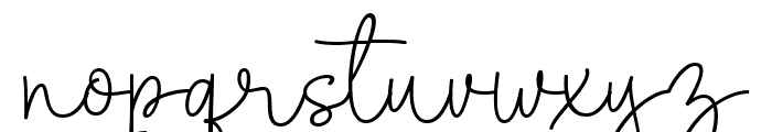 Grateful Valentine Script Reg Font LOWERCASE