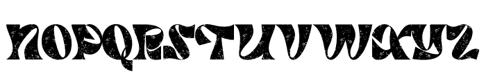 Gratezon Rough Font LOWERCASE