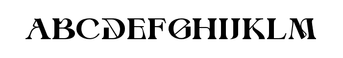 GratiaSinger-SemiBold Font UPPERCASE