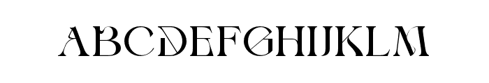 GratiaSinger-Thin Font UPPERCASE