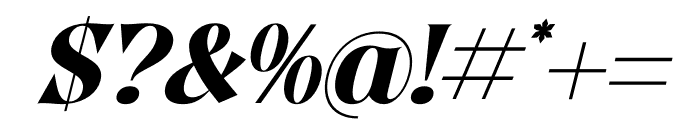 Gratina Italic Font OTHER CHARS