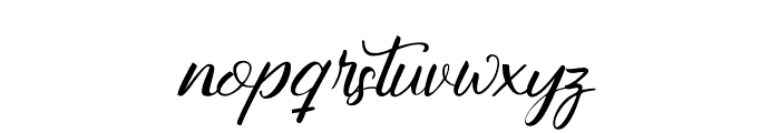 Grattenburg-Regular Font LOWERCASE