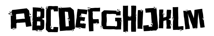 Gravel-Gang Font UPPERCASE